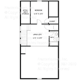 Ansel House Plan 2nd Floor