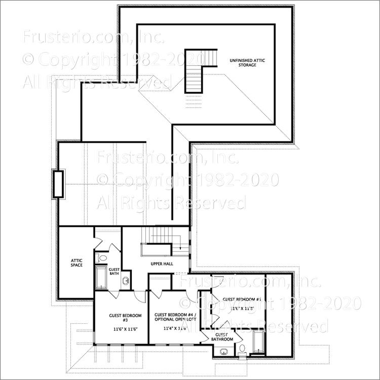 Clayton House Plan 2nd Floor