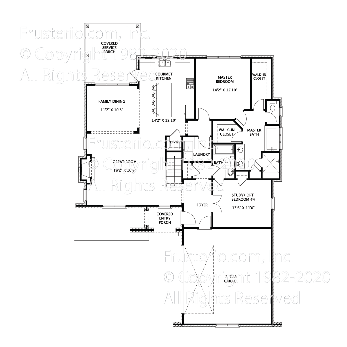 Brendon House Plan First Floor Plan
