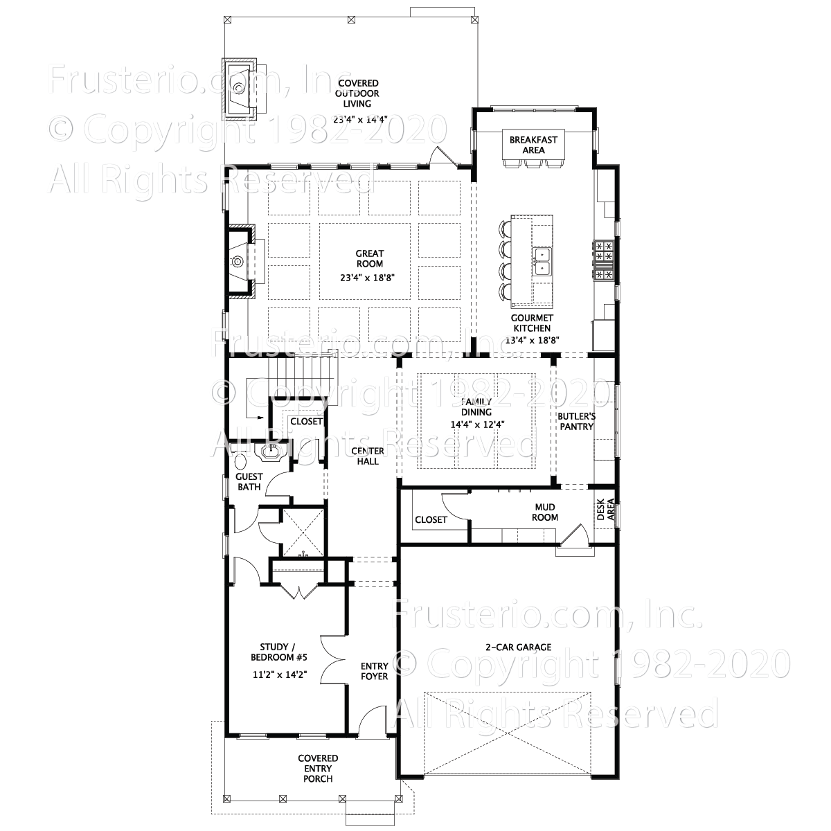 Levi House Plan First Floor Plan