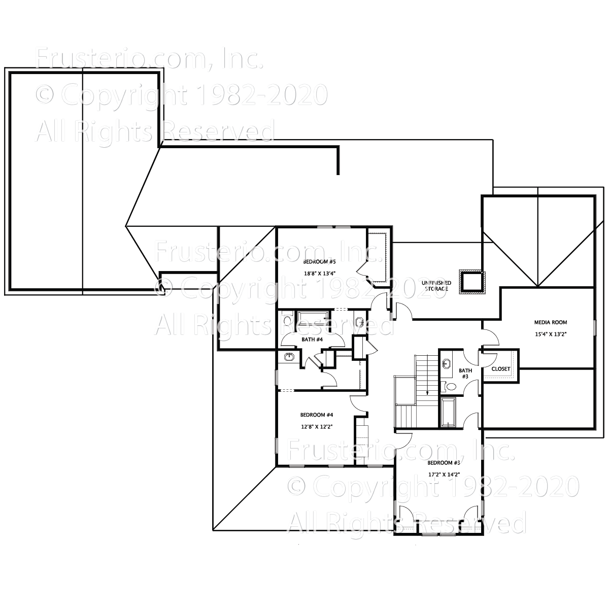 Remington House Plan 2nd Floor