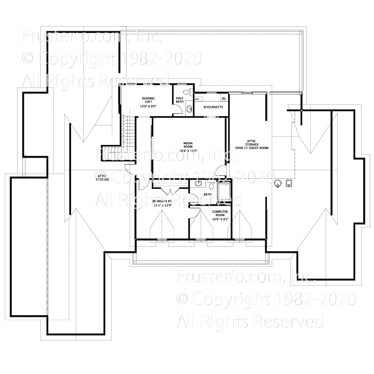 Meadow House Plan 2nd Floor