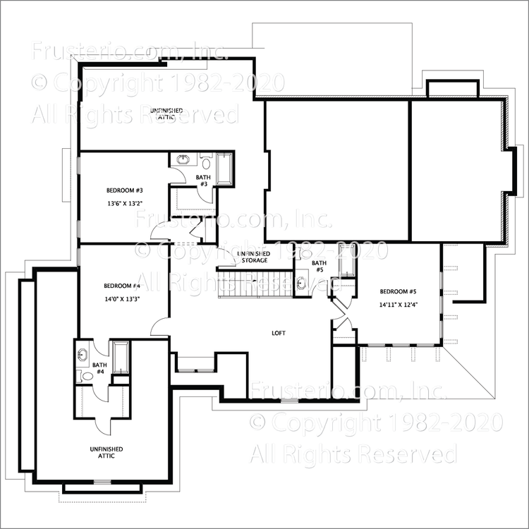 Ashton House Plan 2nd Floor
