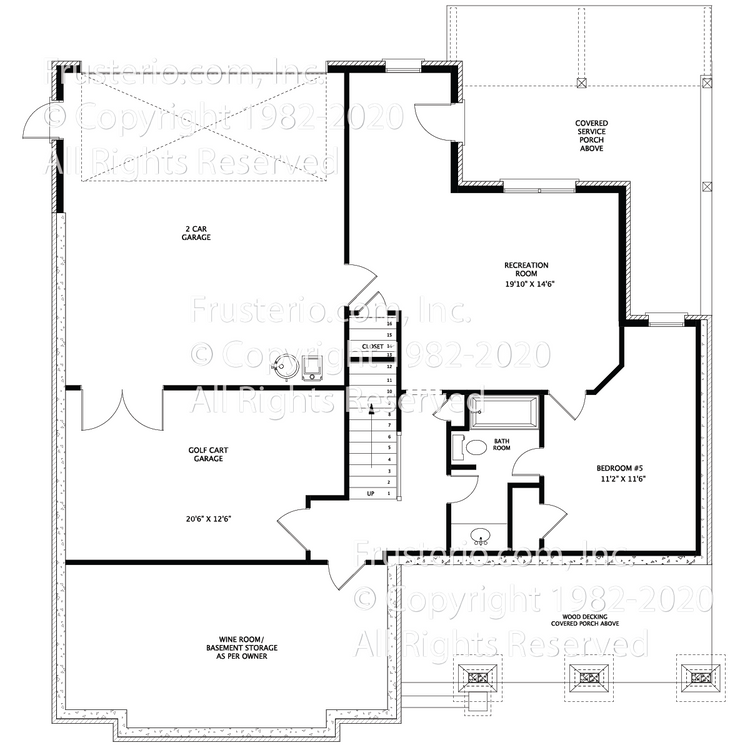 Brooks House Plan 2nd Floor