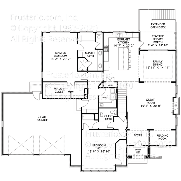 Briar House Plan First Floor Plan