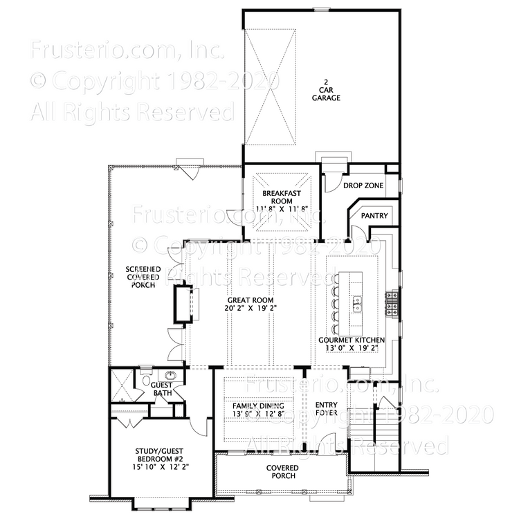 Casey House Plan First Floor Plan