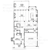 Jenson House Plan First Floor Plan