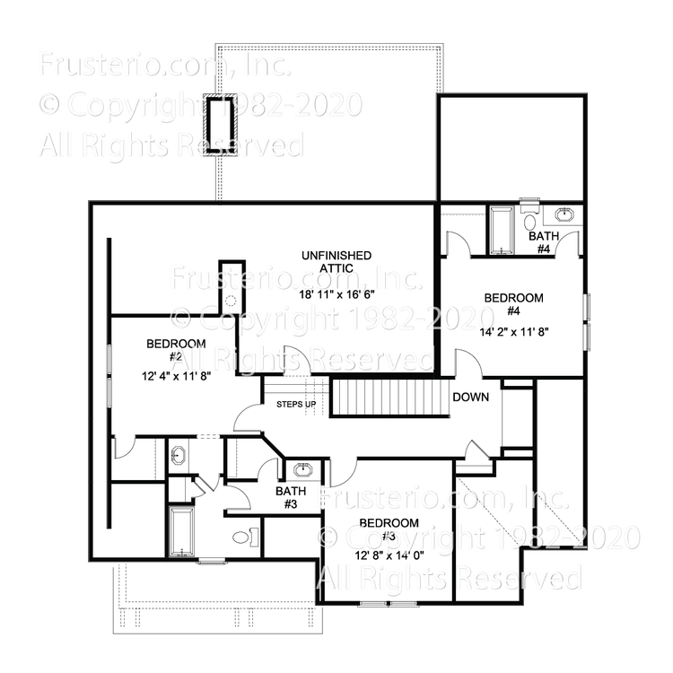 Sherwood House Plan 2nd Floor