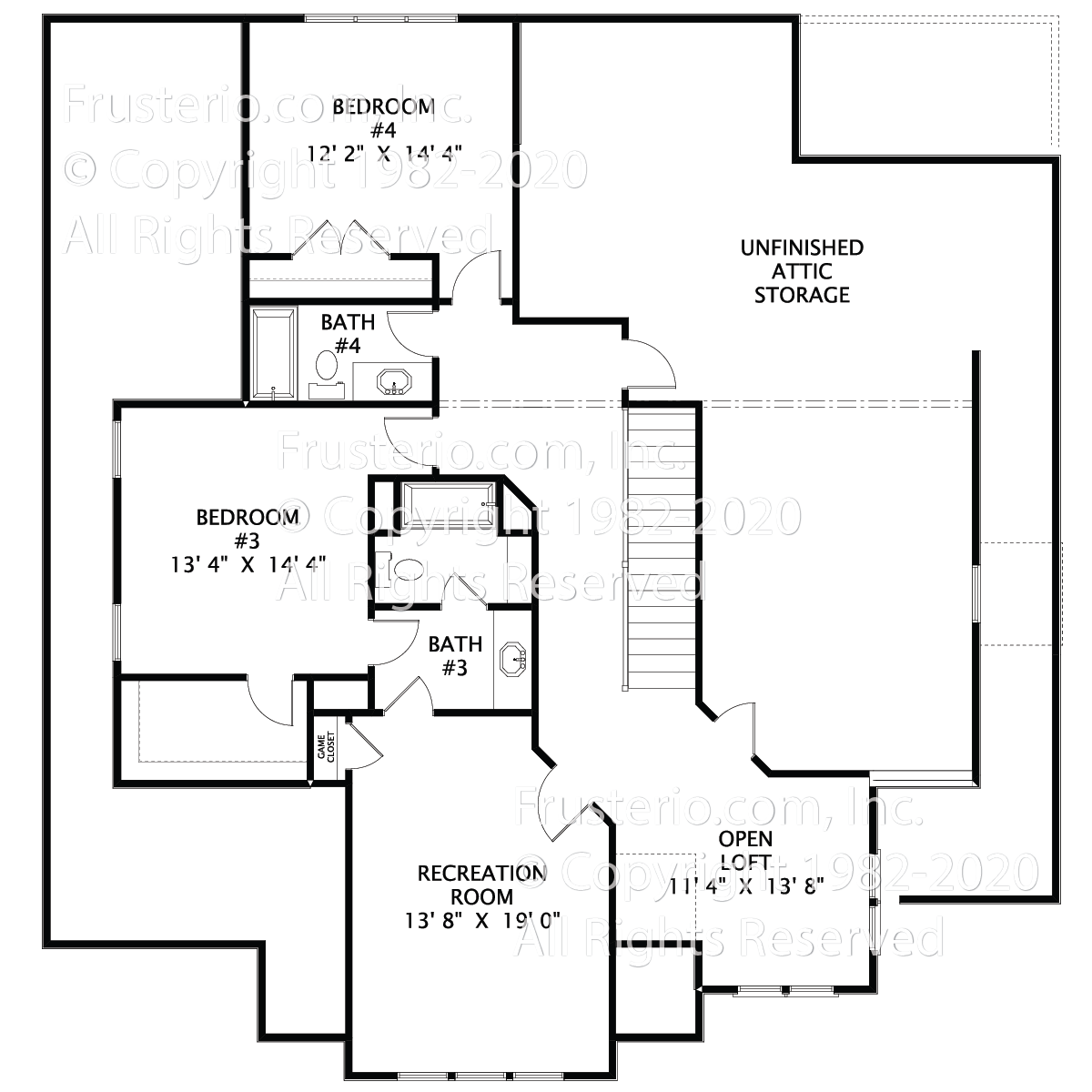 Tyson House Plan 2nd Floor