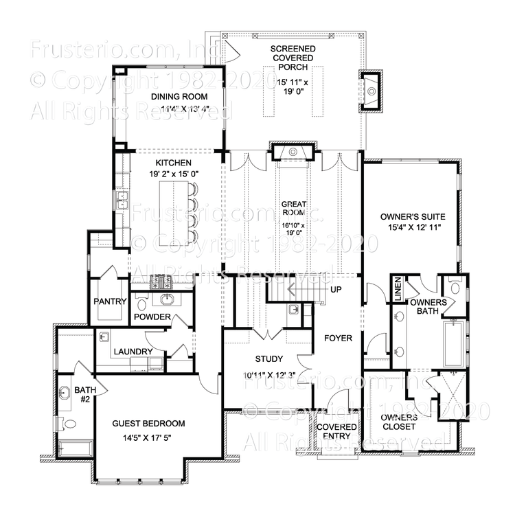 Jude House Plan First Floor Plan