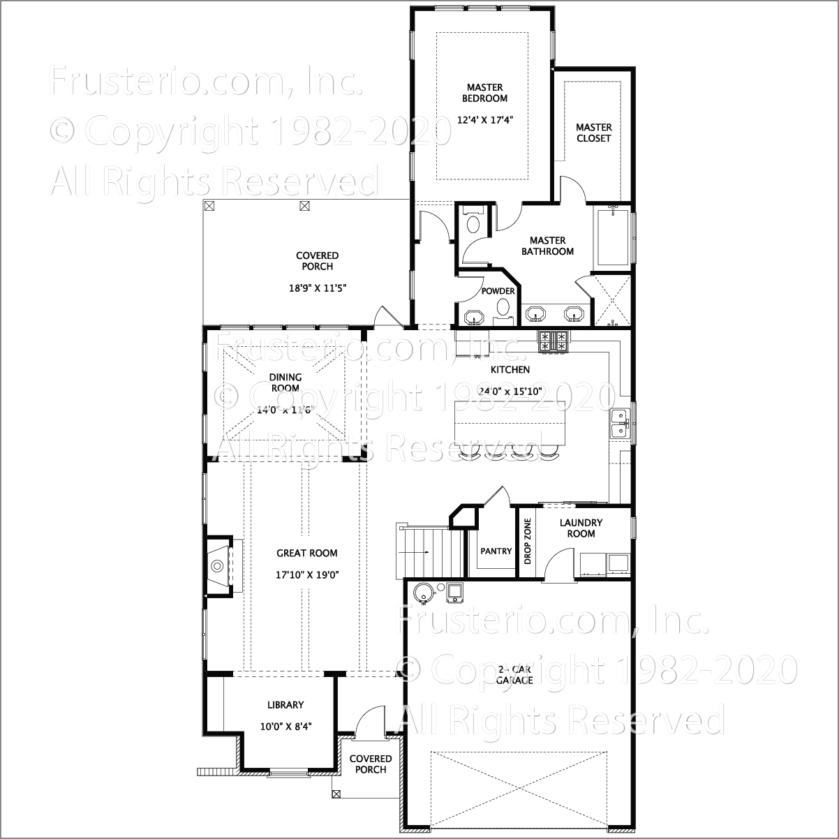 Masters House Plan First Floor Plan