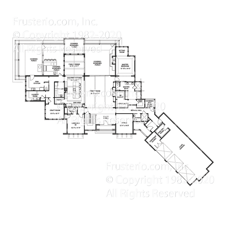 Charlotte House Plan First Floor Plan