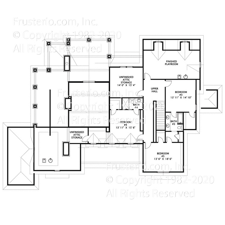 Monarch House Plan 2nd Floor
