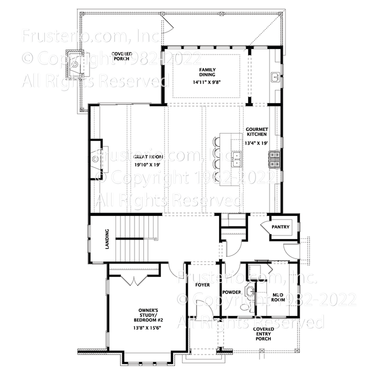 Andrew House Plan First Floor Plan
