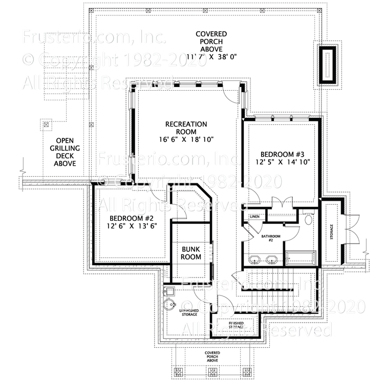 River House Plan 2nd Floor