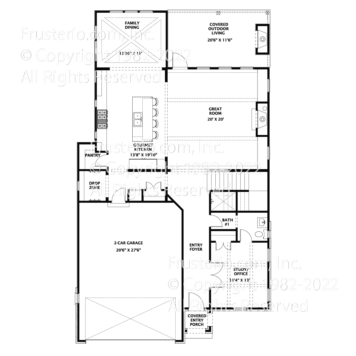 Ruby House Plan First Floor Plan