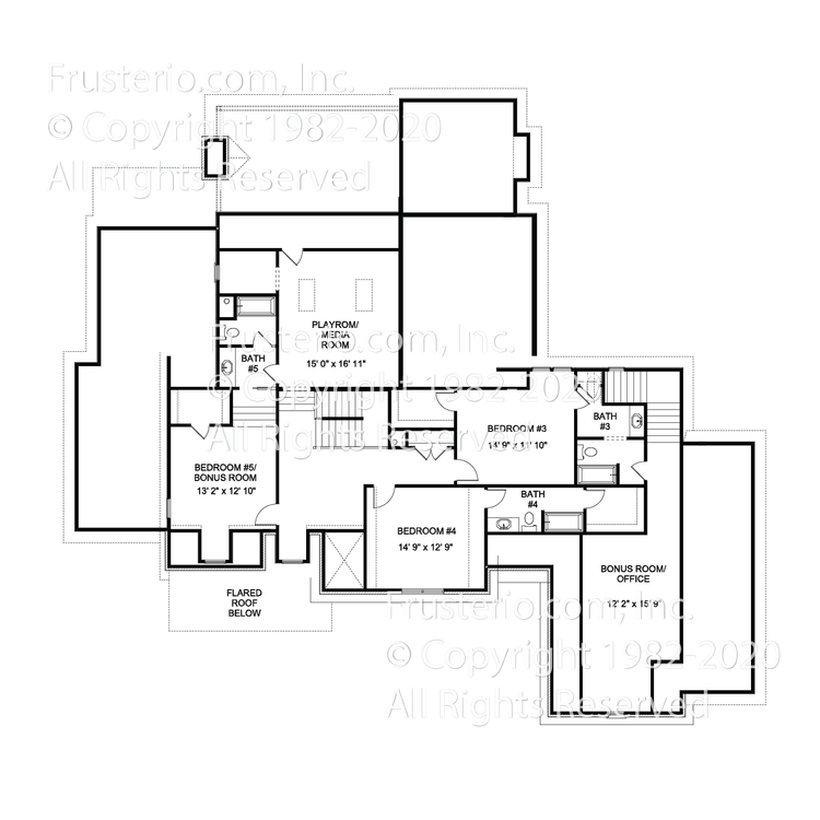 Dubose House Plan 2nd Floor