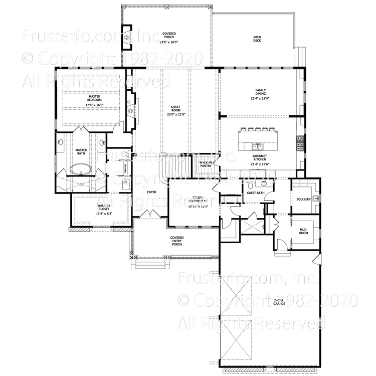 Kieran House Plan First Floor Plan