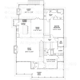 Conway House Plan First Floor Plan