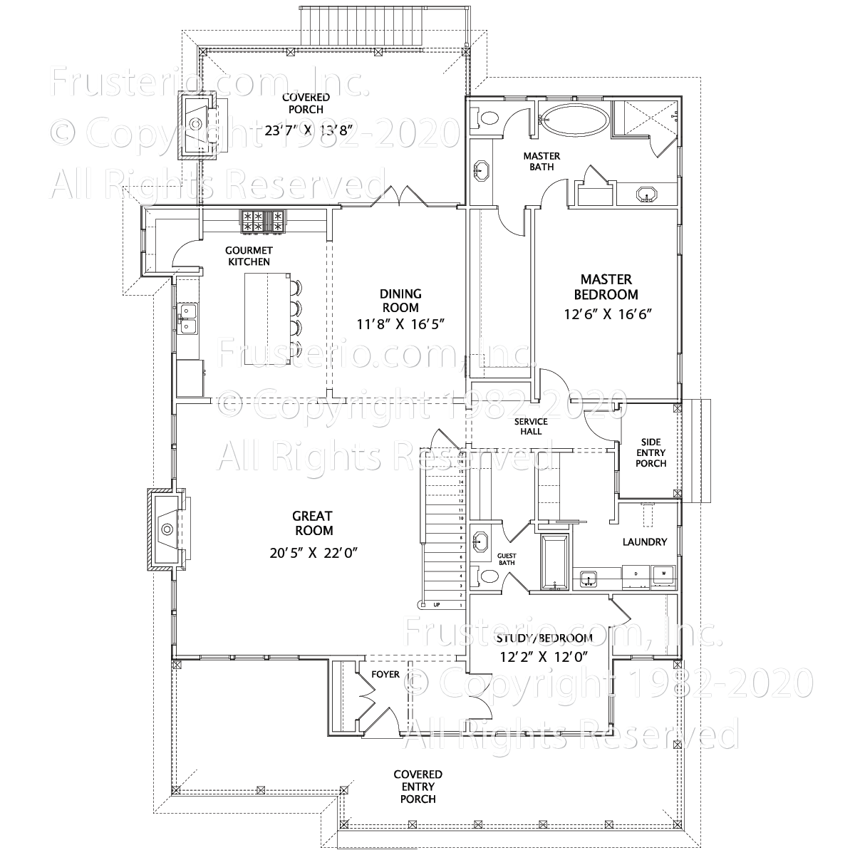 Conway House Plan First Floor Plan