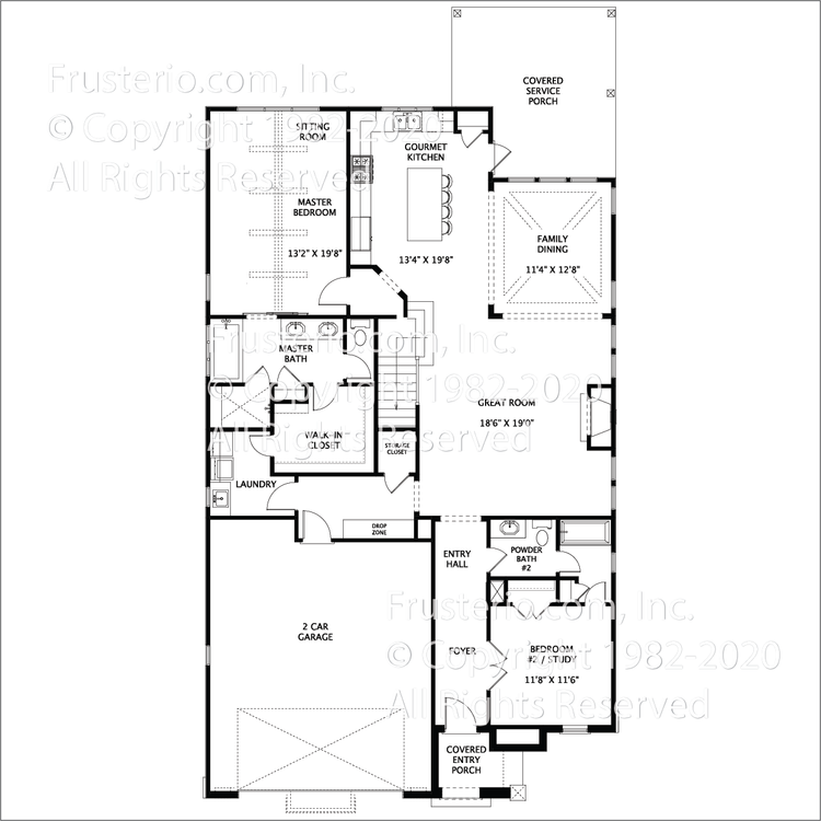 Vann House Plan First Floor Plan