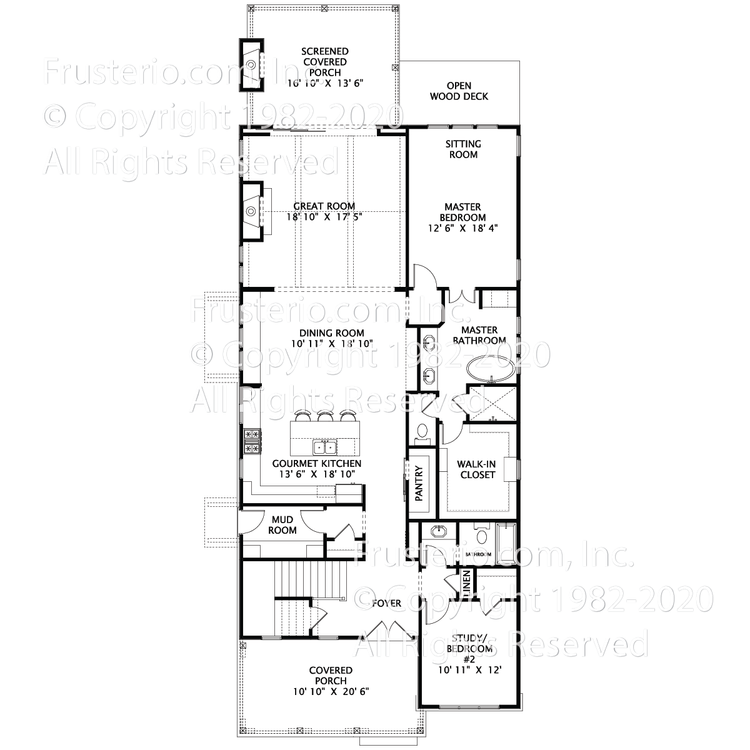 Windsor House Plan First Floor Plan