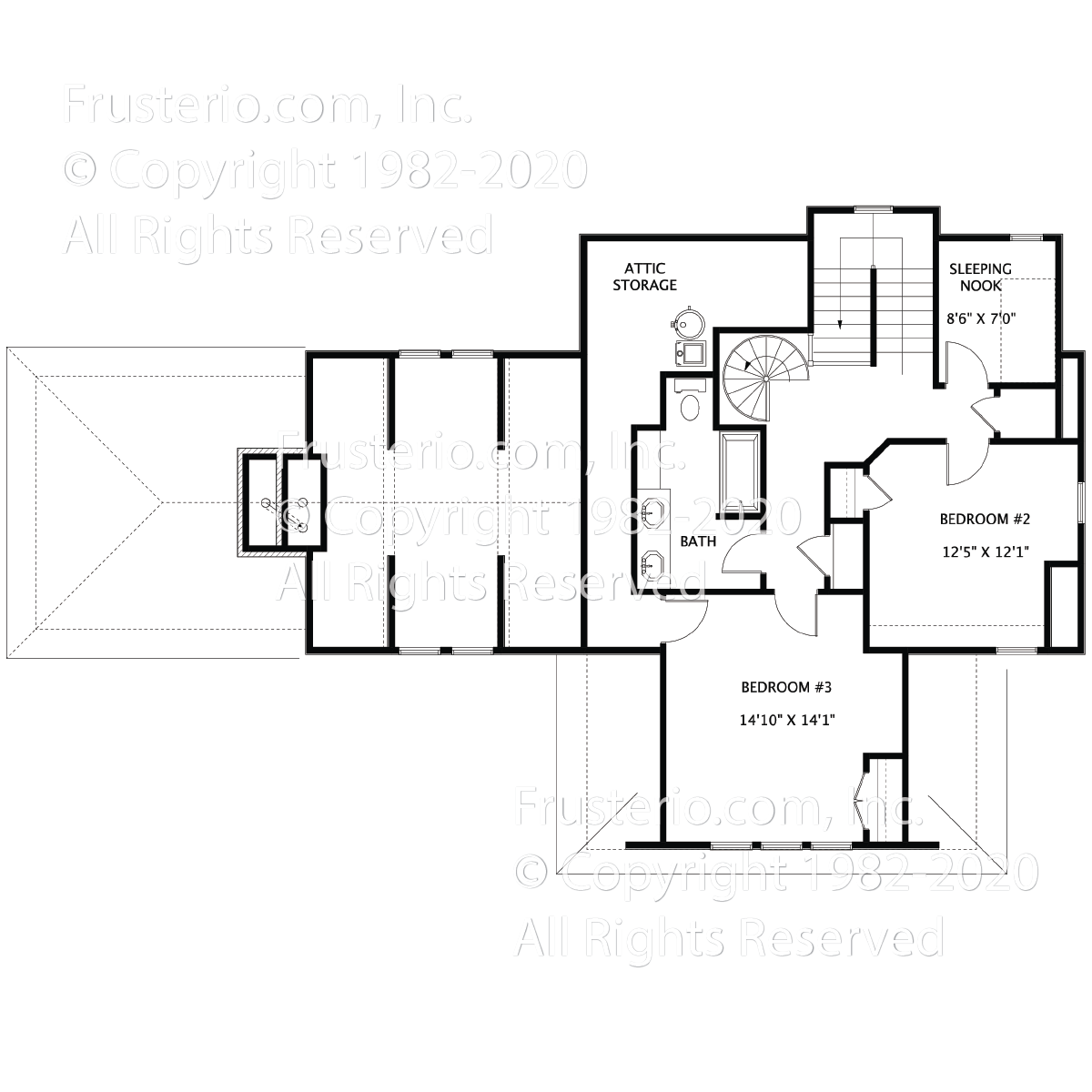 Truman House Plan 2nd Floor