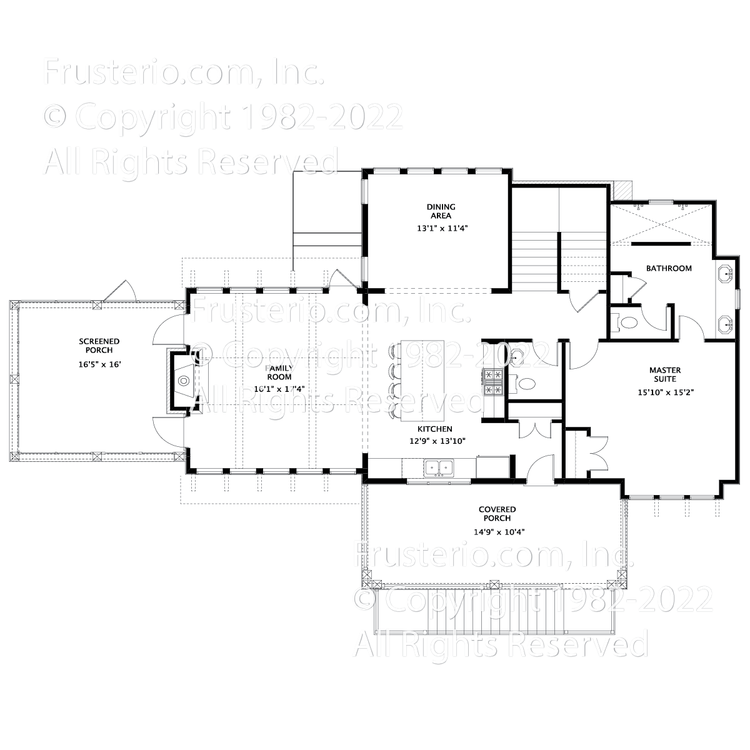 Kelly House Plan First Floor Plan
