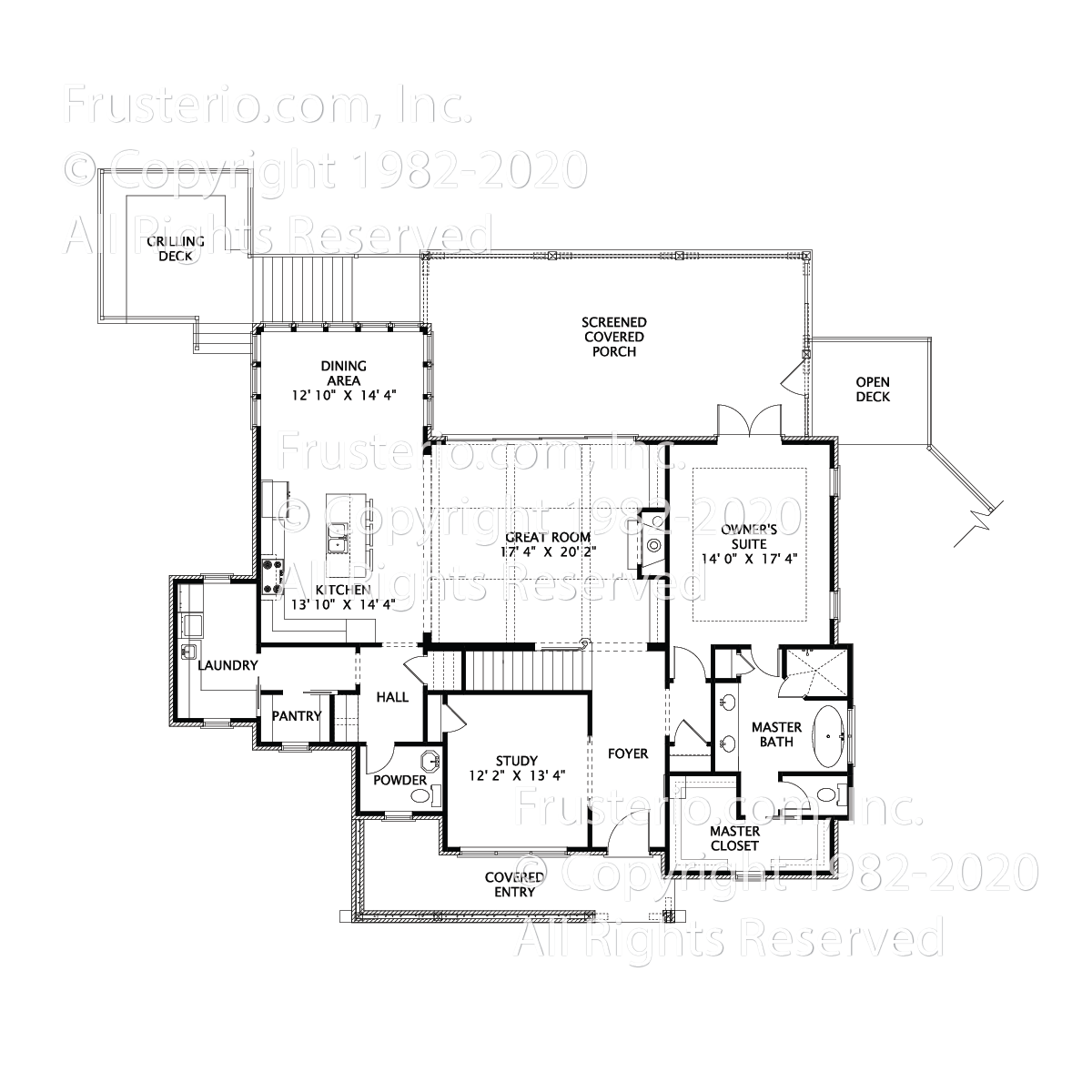 Lily House Plan First Floor Plan