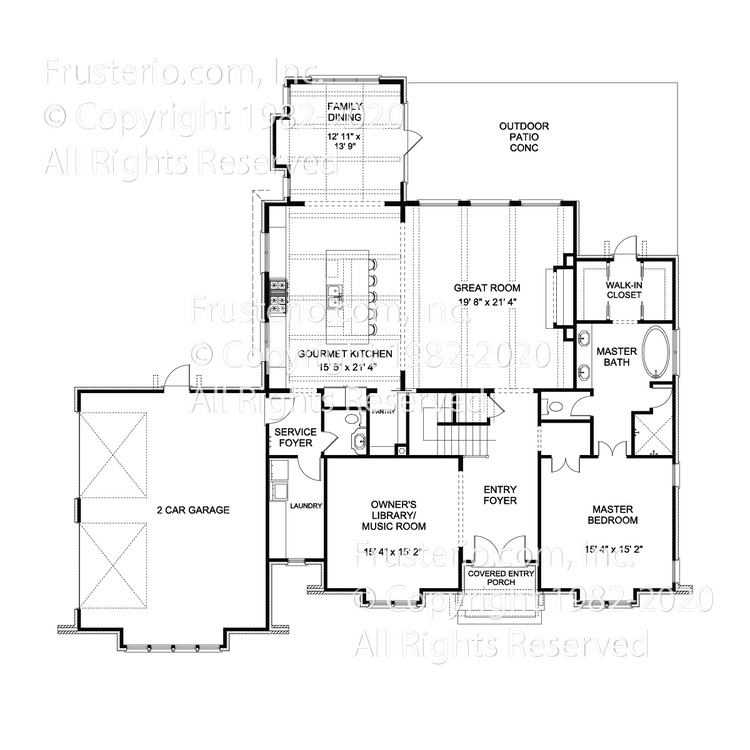 Davida House Plan First Floor Plan