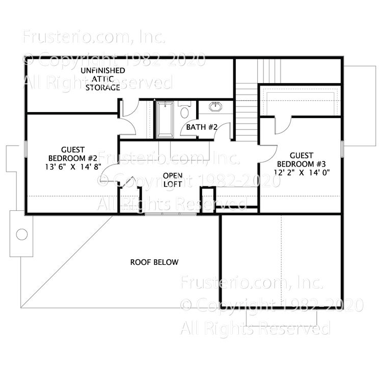 Lindsay House Plan 2nd Floor