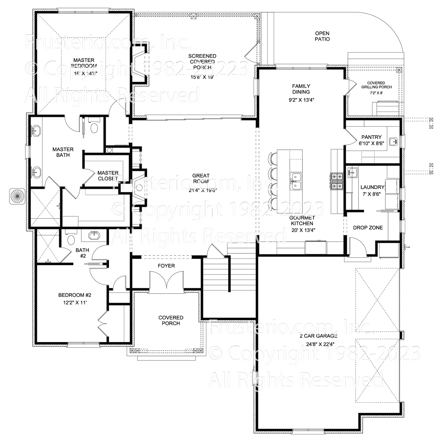 Rosie House Plan First Floor Plan