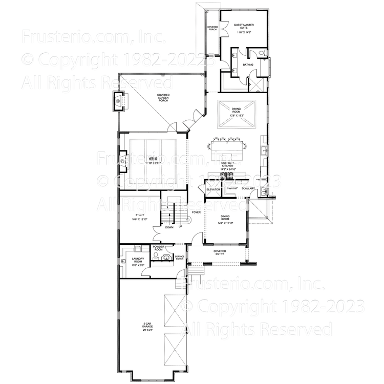 Melody House Plan First Floor Plan