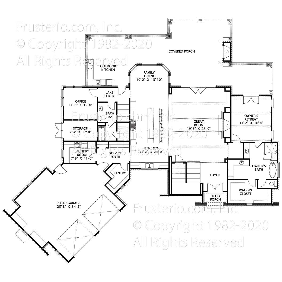Oakley House Plan First Floor Plan