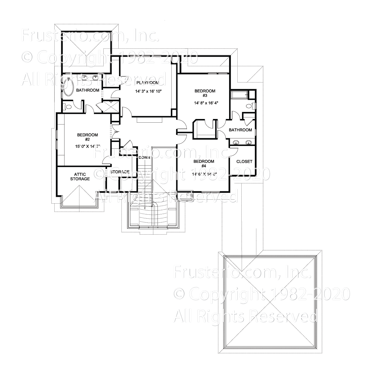 Dogwood House Plan 2nd Floor
