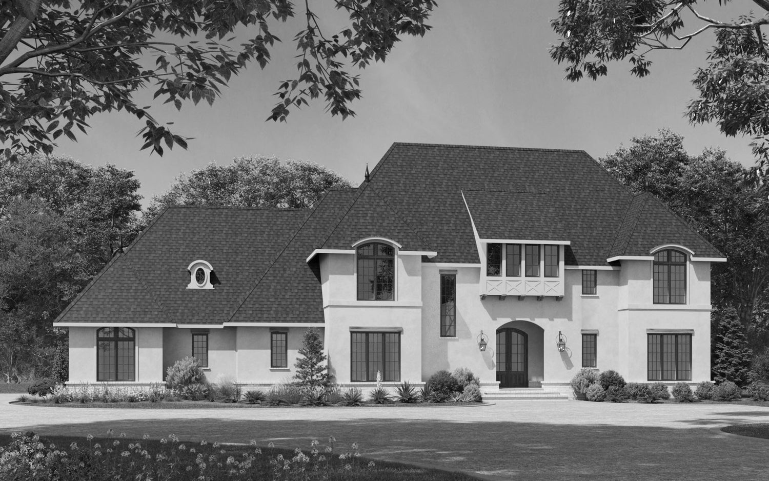 Chester Front Elevation Rendering