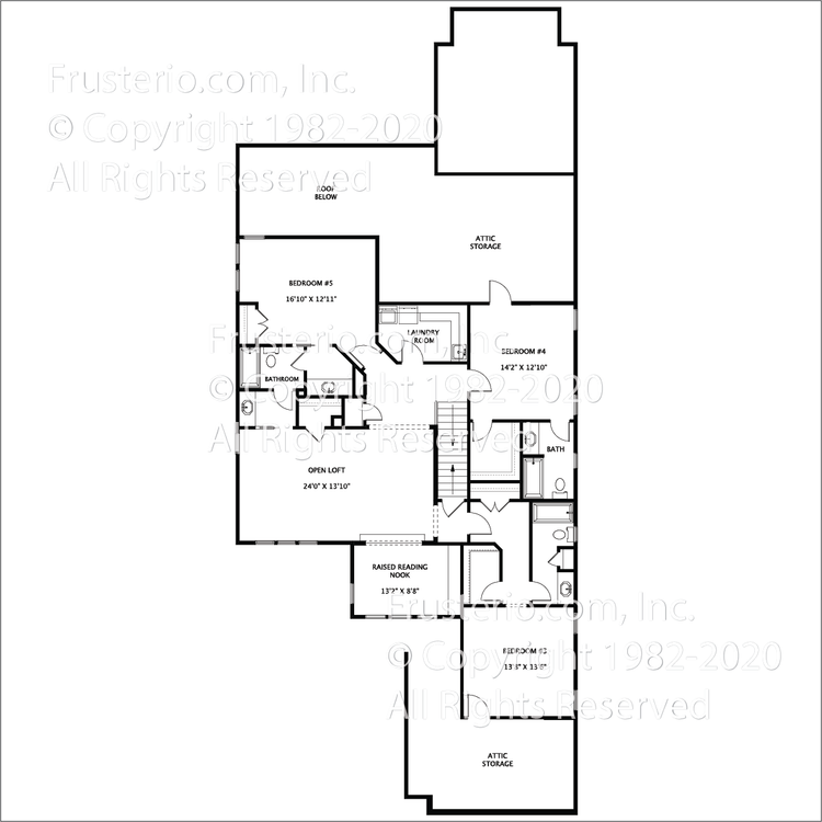 Winston House Plan 2nd Floor