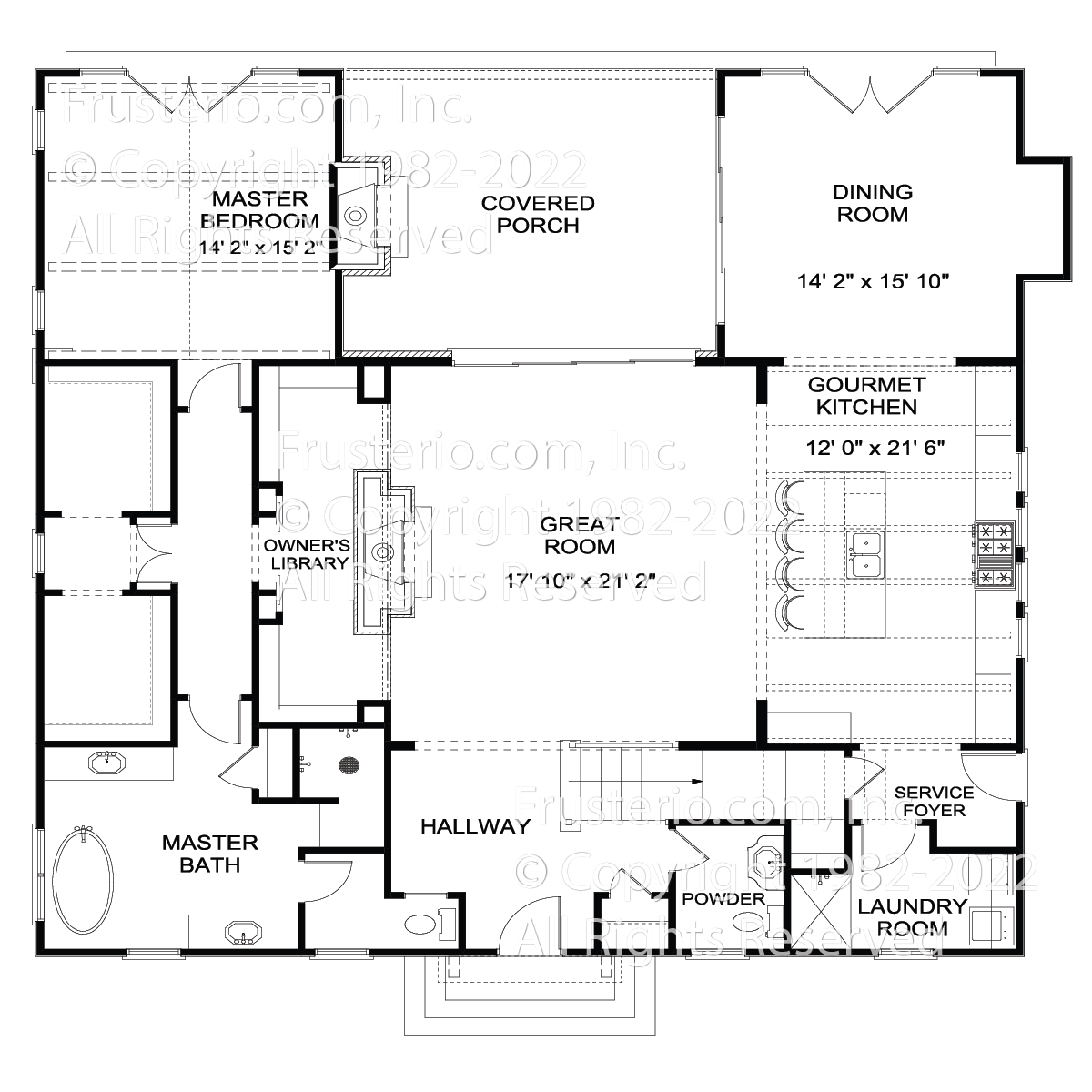Washington House Plan First Floor Plan