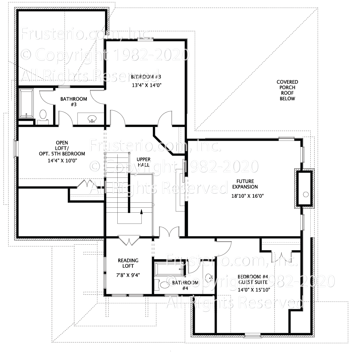Whitworth House Plan 2nd Floor