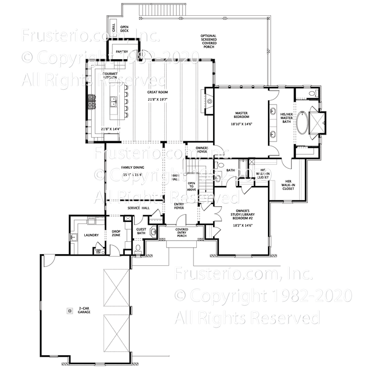 Mckinley House Plan First Floor Plan