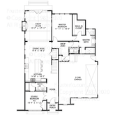 Baxley House Plan First Floor Plan