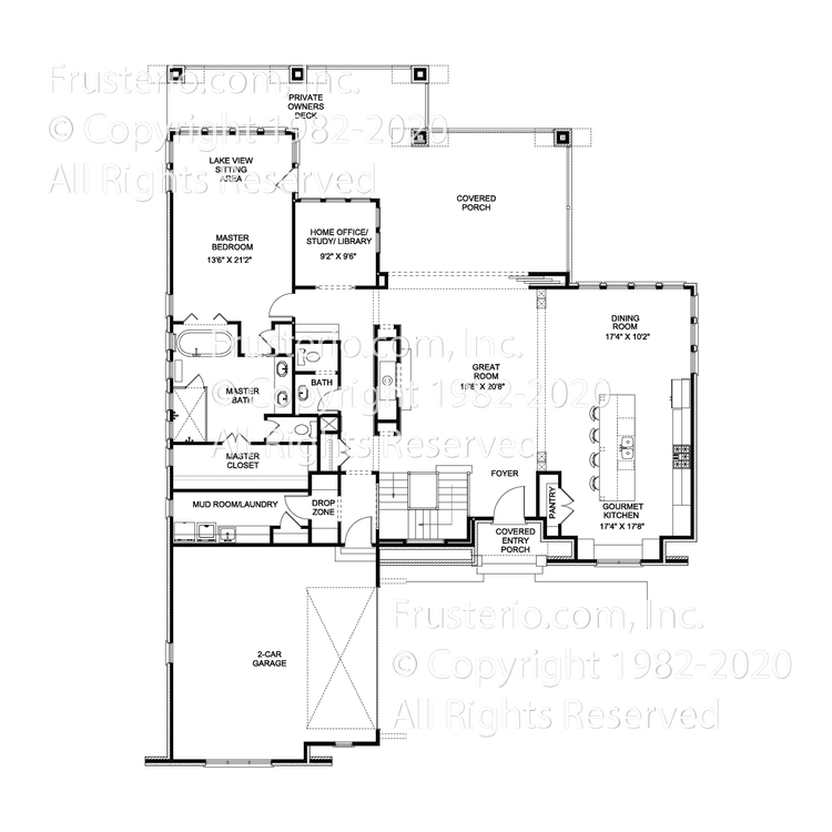 Bartlett House Plan First Floor Plan