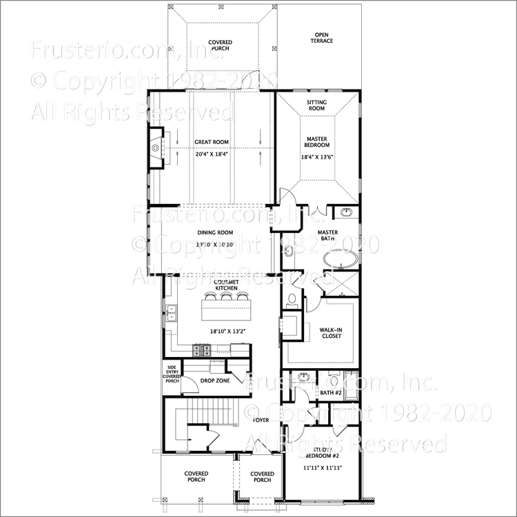Ennis House Plan First Floor Plan