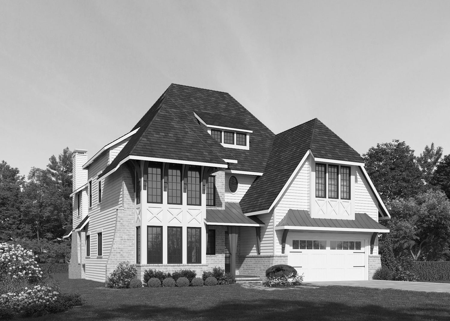 Chase Front Elevation Rendering
