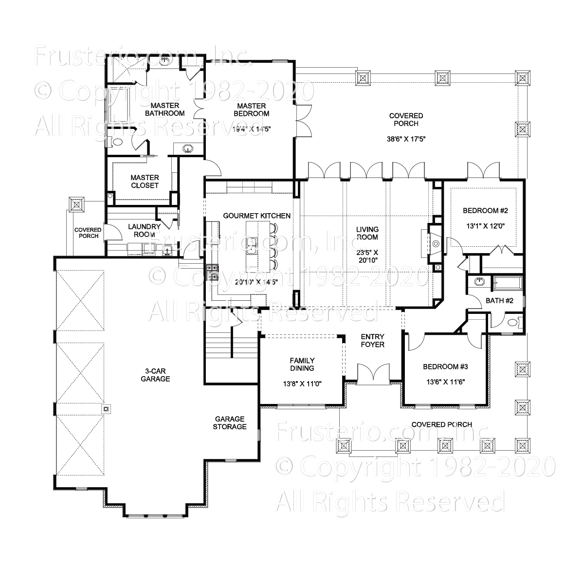 Forsythe House Plan First Floor Plan