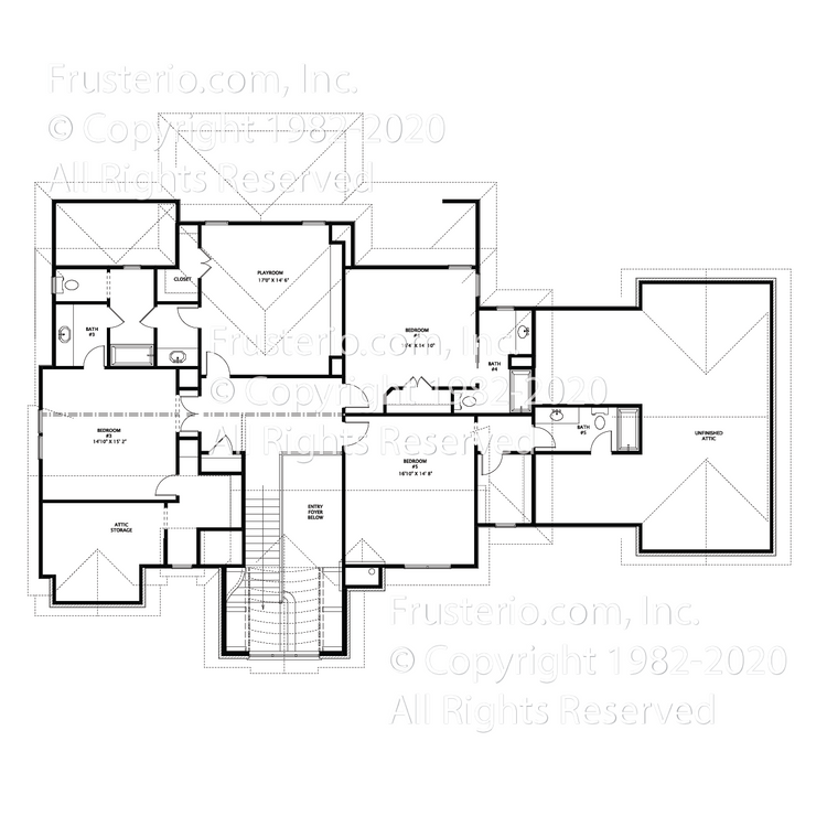 Sage House Plan 2nd Floor