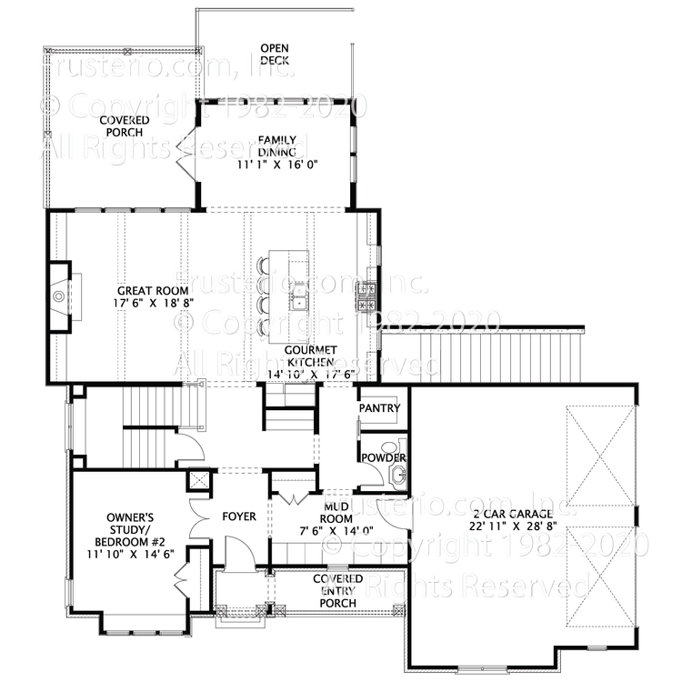 Quinton House Plan First Floor Plan