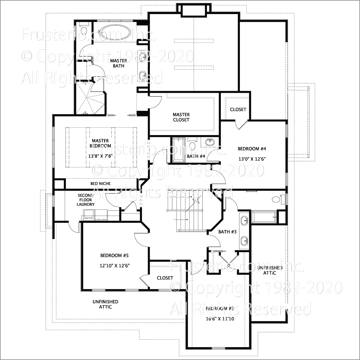 Madison House Plan 2nd Floor