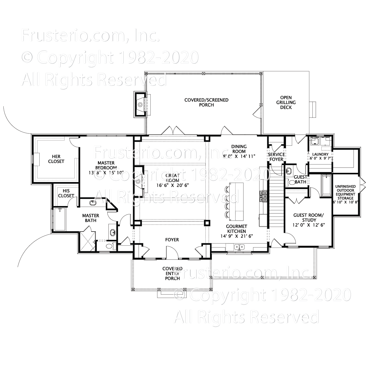 Reda House Plan First Floor Plan
