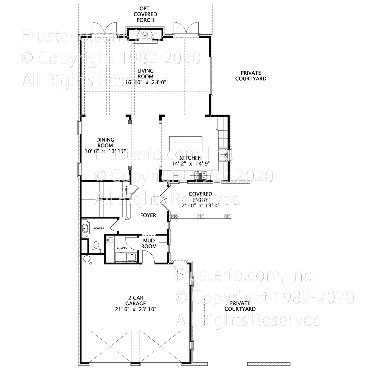 Archer House Plan First Floor Plan